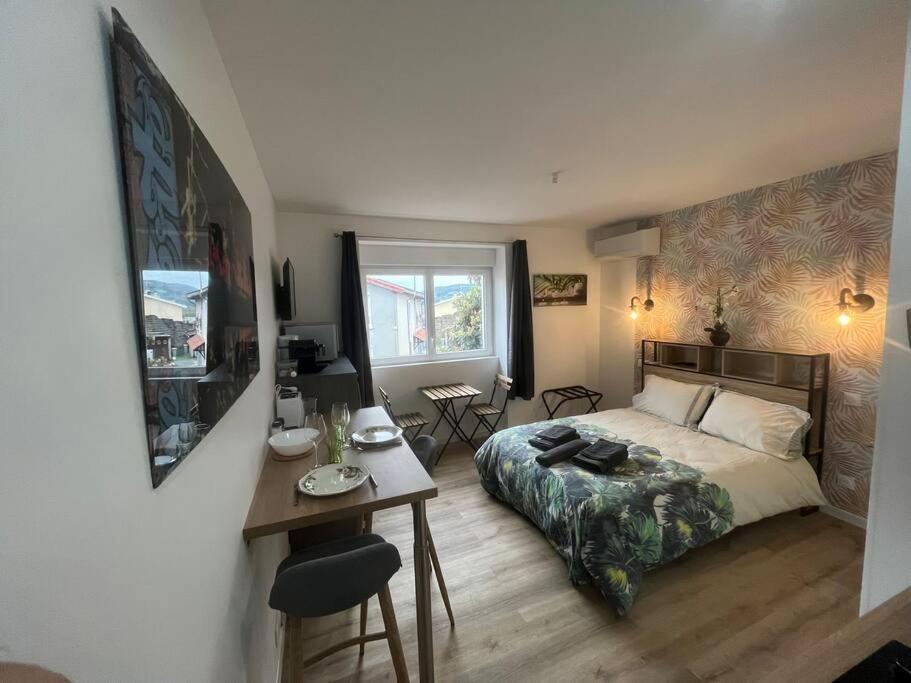 Verdi Studio Cosy Au Calme Parking Gratuit Chasse-sur-Rhône Esterno foto